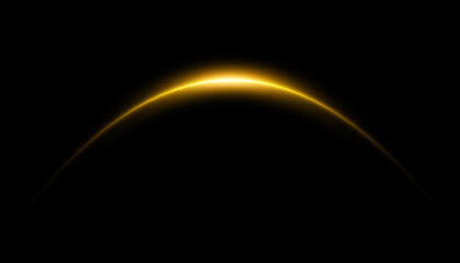 Golden cure lens flare light