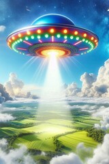 ufo in the sky