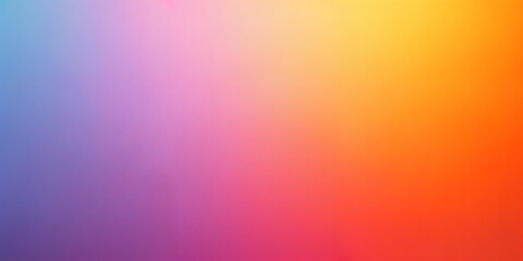Obraz premium A retro-inspired, high-resolution grainy texture background with a smooth gradient blend of cyan, lemonade yellow, and coral red. Ideal for creative branding and nostalgic digital artwork.