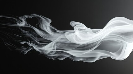 Fototapeta premium Fluid art with glowing neon inks flowing into soft black and white gradients