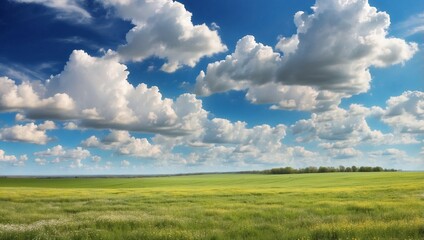 Fototapeta premium field of grass and sky