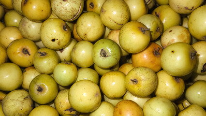 Indian jujube close view 