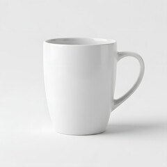 white cup isolated on white