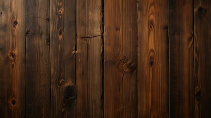 Fototapeta premium Dark Brown Rustic Wood Texture Background Image