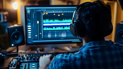 interview scene where the host and guest share a conversation with expressive gestures 