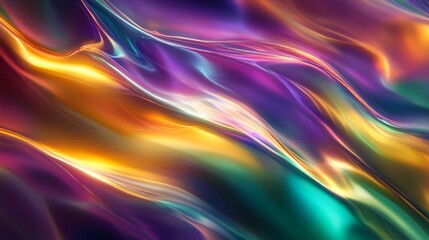 Naklejka premium Abstract Iridescent Fluid Texture Background