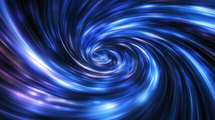 A dynamic swirl of light trails in a digital setting, capturing the abstract feeling of excitement through motion and color.