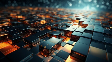 Obraz premium Abstract background resembling a digital glitch.