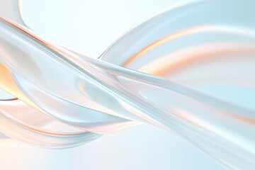 Abstract swirls of translucent colors cascading softly on a light backdrop