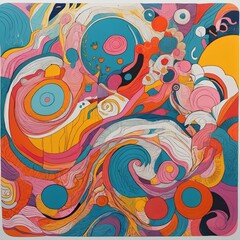 abstract background with circles