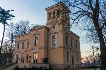 Historic Palace of Konrad von Bartelt (Willa Konrada Bartelta) in Leszczyny, built 1882-1883....