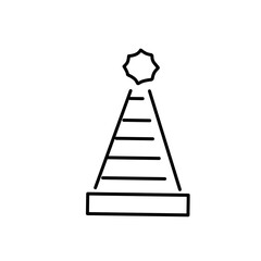 new year party icons set