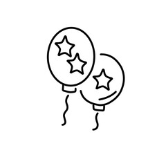 new year party icons set