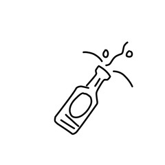 new year party icons set