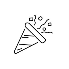 new year party icons set