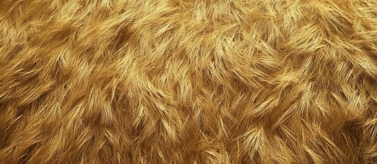 Naklejka premium Golden faux fur texture background