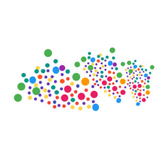 Colorful Vector Spot Polkadot