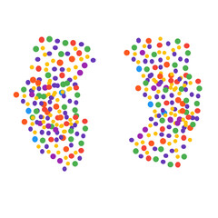 Colorful Vector Spot Polkadot