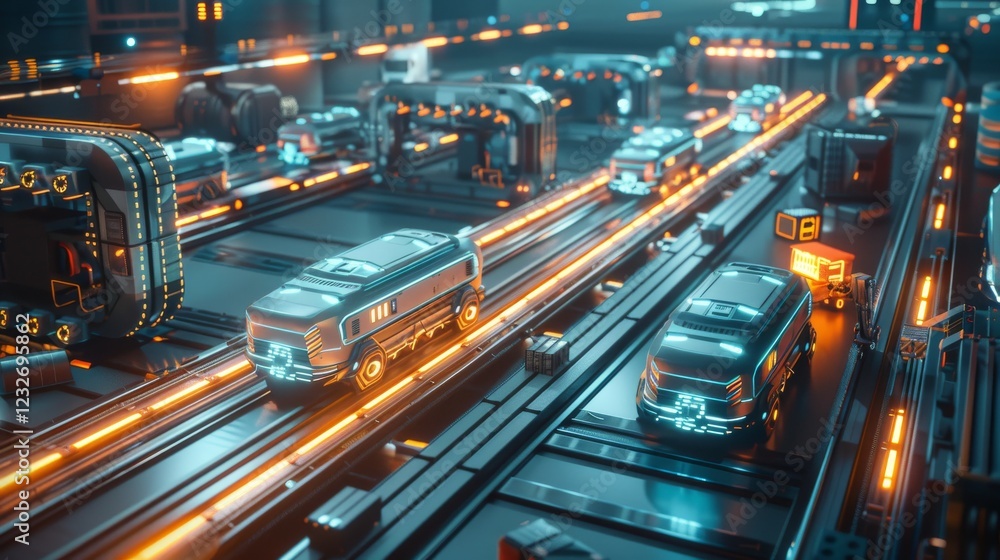 Poster efficient autonomous operations at a dynamic cargo freight hub with cutting-edge technology