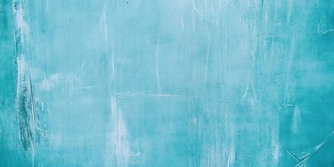 Light blue wall background featuring a grunge texture with visible scratches and scuffs, creating an aged and vintage appearance