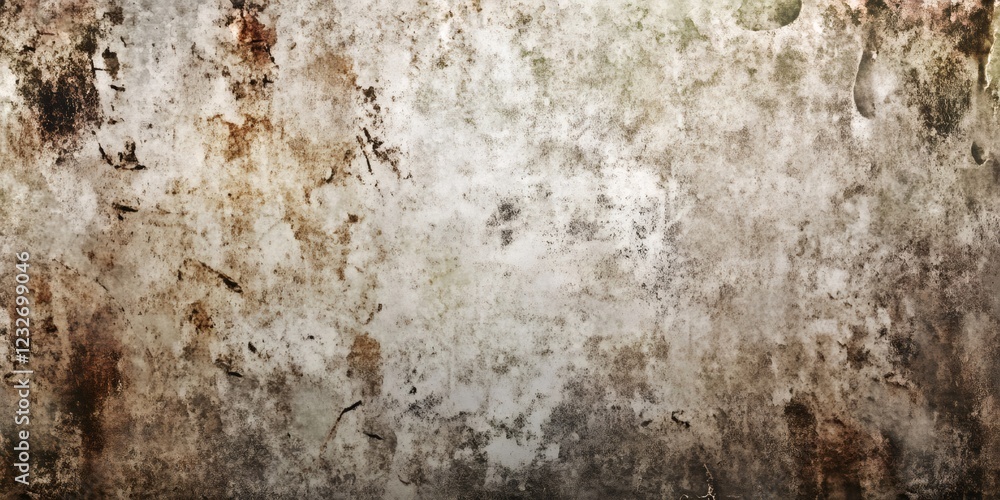 Poster metal surface exhibiting rust and corrosion, creating a distressed grunge texture that adds characte