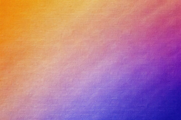 Abstract Gradient Background in Gold, Red, Coral, Orange, Yellow, Peach, Pink, Magenta, Purple, and Blue Tones with Iridescent Effects, Rough Grain, Noise, and Grunge Texture Design Template