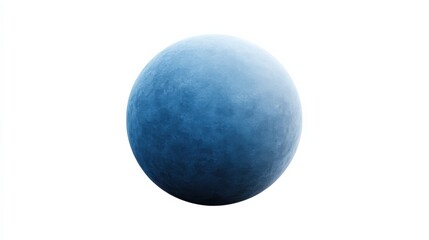 Obraz premium blue planet isolated on white background