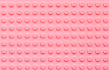 Naklejka premium Pink background of the LEGO Classic plate