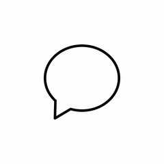 chat message icon sign vector