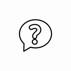 message questio icon sign vector