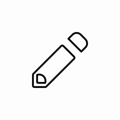 pencil tool icon sign vector