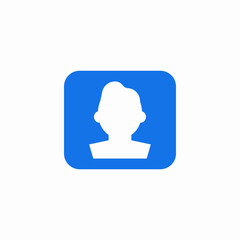 contact agenda profile icon sign vector