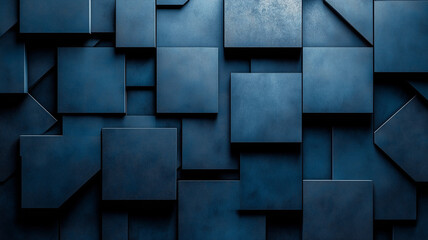 textured blue abstract background featuring overlapping geometric shapes, creating modern and artistic feel. Ideal for design projects or wallpapers