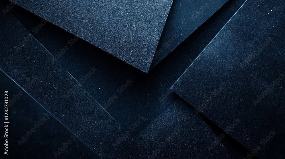 Poster layered black textures showcase elegance and depth in a minimalist design style