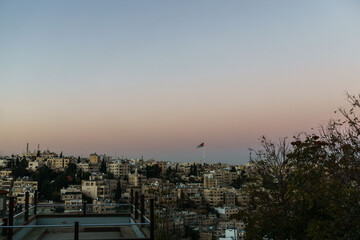 View of Amman from Raindow street, Jordan