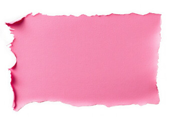Pink paper with torn edges texture for using as text box