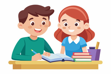 Siblings in the study table