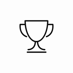 award cup icon sign vector