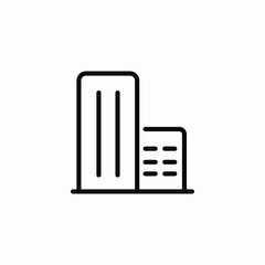 city skyscraper icon sign vector