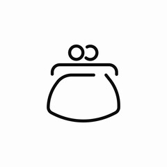 coin wallet icon sign vector