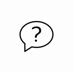 questions arising icon sign vector