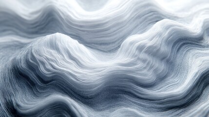 Obraz premium Abstract white waves texture background, design element