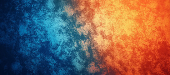 Obraz premium background gradient, blue-to-orange gradient, grainy gradient, grain texture, gradient background, gradient wallpaper, grain effect, grain noise 
