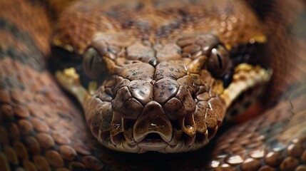 Fototapeta premium Portrait of a Boa Constrictor