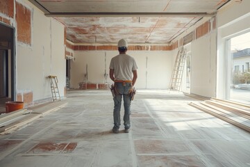 Construction Engineer and Technician Team Planning Building Project