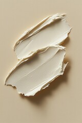 Close-Up Top View of Skincare Product Texture in Natural Light