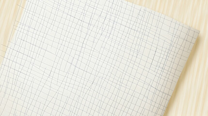 Textured Paper Sheet on Wooden Table