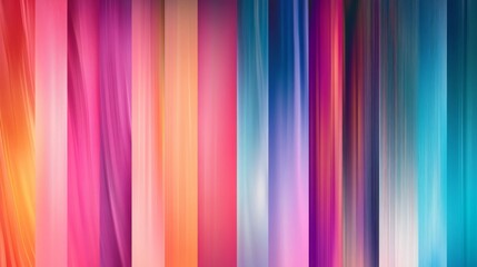Abstract Colorful Vertical Stripes Graphic Design