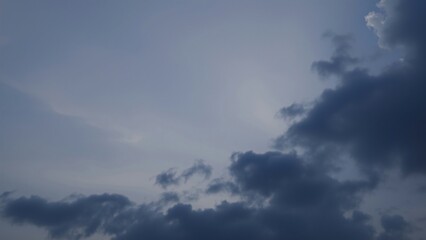 Dramatic Cloudy Sky at Dusk or Dawn