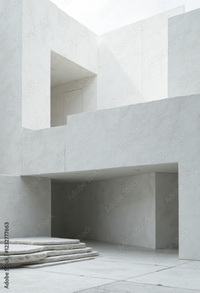 Poster Monochromatic Minimalist Architecture